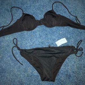 NWT Black Bikini Set